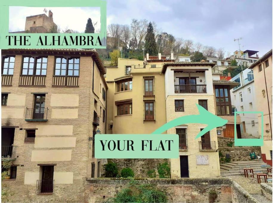 Cosy Flat / Literally At The Foot Of Alhambra Apartment Granada Exterior foto